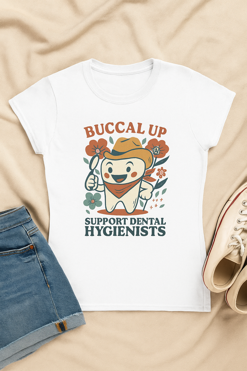 Buccal Up - Support Dental Hygienists T-Shirt