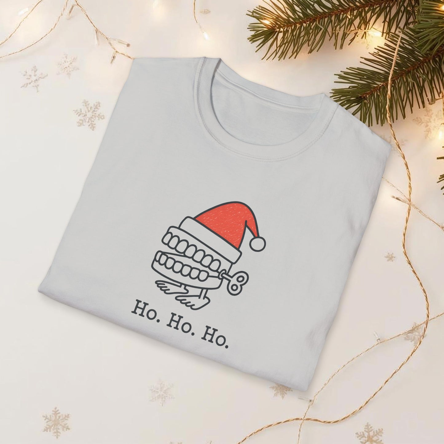 Santa Chattering Teeth T-Shirt