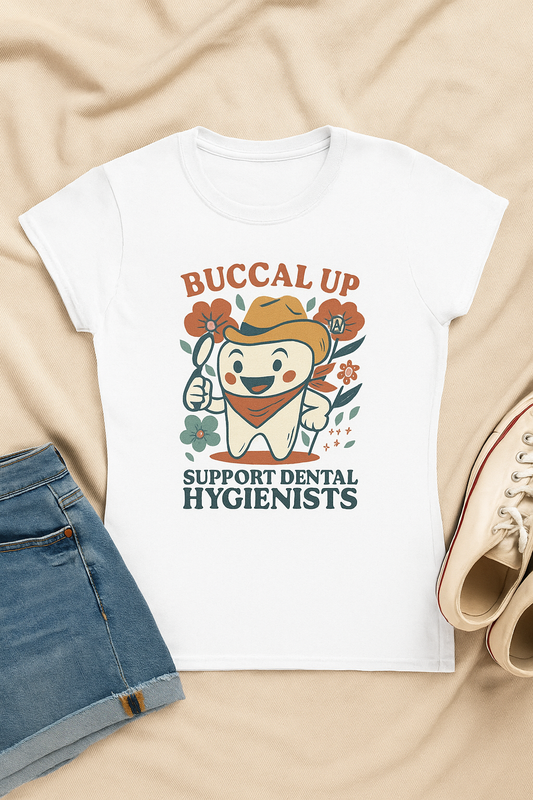 Buccal Up - Support Dental Hygienists T-Shirt