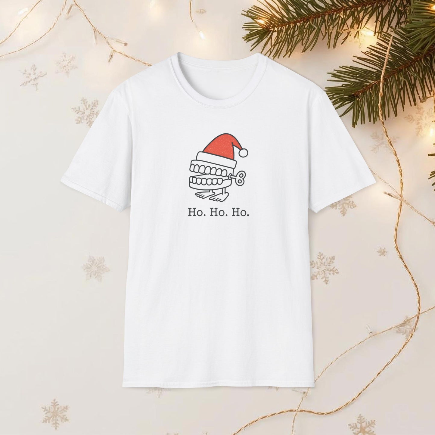 Santa Chattering Teeth T-Shirt