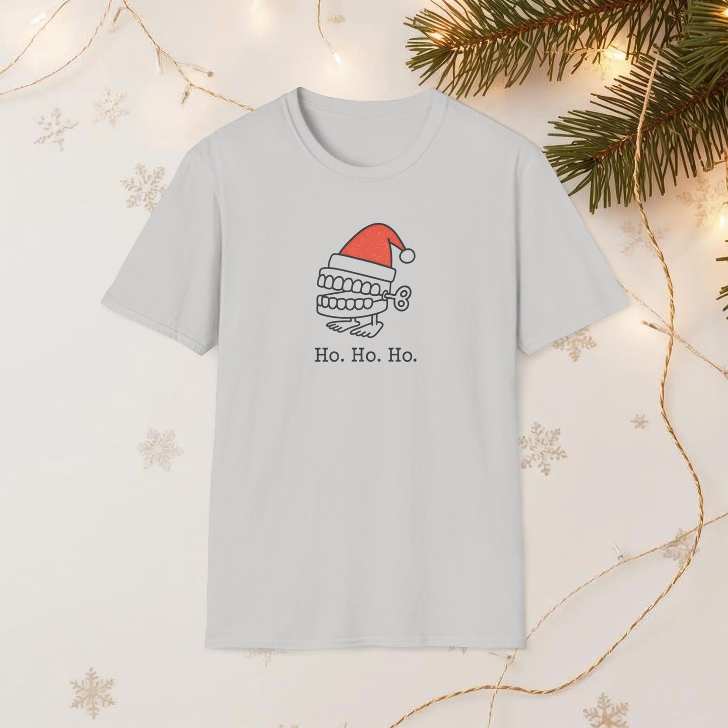 Santa Chattering Teeth T-Shirt