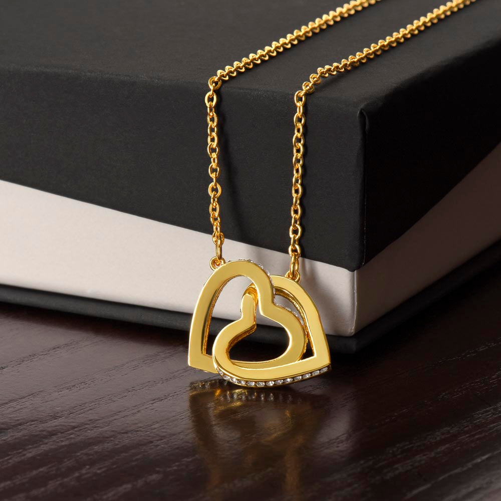 Interlocking Hearts Necklace – For My Dental Bestie