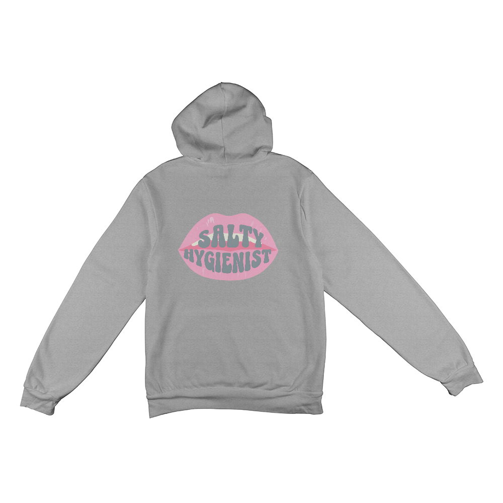 Salty Hygienist Pullover Hoodie {Back Print Only}